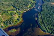 aerial photo, aerial photo, aerial photos, aerial photos, angling, drone aerial, drnarfoto, fishing spots, Indal river, Jamtland, Kvisslestrmmen, Kvitsle, summer