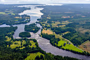 aerial photo, aerial photo, aerial photos, aerial photos, angling, drone aerial, drnarfoto, fishing spots, Indal river, Jamtland, Kvisslestrmmen, Kvitsle, summer