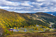 Areskutan, autumn, autumn colours, chair lift, Jamtland, landscapes, lift, liftar, ski-slope