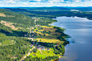 aerial photo, aerial photo, aerial photos, aerial photos, drone aerial, drnarbild, drnarfoto, landscapes, Lapland, Lngsjbyn, Lngvattnet, samhllen, summer, villages