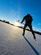 bay floe, Black Lakes, long-distance skating, novemberis, skate, skater, skating, winter, winter sport, äventyr