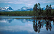 Jamtland, landscapes, Lunndorrsfjallen, mountain, Storadorren, summer, vatten, water