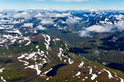 aerial photo, aerial photo, aerial photos, aerial photos, drone aerial, drnarfoto, landscapes, Lapland, Madirjavri, Nordkalottleden, Reaiddavagge, summer, Slkastugorna, Tjktjavagge