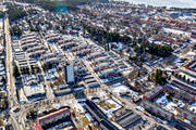 aerial photo, aerial photo, aerial photos, aerial photos, drone aerial, drnarfoto, Jamtland, Marielund, Ostersund, stder, winter