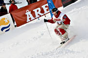 Alexandre Bilodeau, Are, competition, down-hill running, hump, humps skiers, jump, mogul, skier, skies, skiing, snow-spray, speed, sport, winter