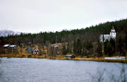 autumn, church, church, churches, Fatmomakke, Lapland, mountain village, samhllen, village, villages
