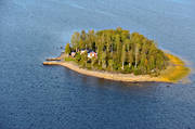 aerial photo, aerial photo, aerial photos, aerial photos, autumn, cabins, drone aerial, drnarfoto, North Bothnia