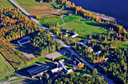 aerial photo, aerial photo, aerial photos, aerial photos, autumn, cabins, drone aerial, drönarfoto, North Bothnia