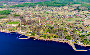 aerial photo, aerial photo, aerial photos, aerial photos, beach, Dalarna, drone aerial, drnarfoto, Nusns, samhllen, Siljan, spring