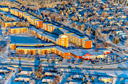aerial photo, aerial photo, aerial photos, aerial photos, drone aerial, drnarfoto, ICA Kvantum, Jamtland, landscapes, Odensala, Ostersund, stder, winter