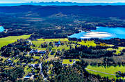 aerial photo, aerial photo, aerial photos, aerial photos, ange, autumn, church, churches, drone aerial, drnarfoto, Jamtland, landscapes, Offerdal, samhllen, villages