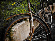 bike, communications, hjul, land communication, old, rostig