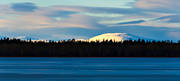 bay floe, Between Black lake, Black Lakes, Drommen, Jamtland, landscapes, mountain forest, novemberis, Oviksfjallen, winter