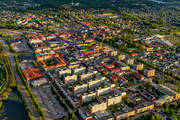 aerial photo, aerial photo, aerial photos, aerial photos, centre, drone aerial, drnarfoto, landscapes, North Bothnia, Pitea, samhllen, summer