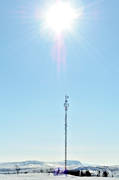 communications, Jamtland, landscapes, mast, mobilmast, radio mast, Visjvalen, winter