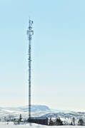 communications, Jamtland, landscapes, mast, mobilmast, radio mast, Visjvalen, winter