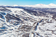 aerial photo, aerial photo, aerial photos, aerial photos, drone aerial, drnarfoto, Herjedalen, installations, Ramundberget, ski resort, ski resort, ski slopes, winter