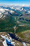 aerial photo, aerial photo, aerial photos, aerial photos, drone aerial, drnarfoto, landscapes, Lapland, Lddepakte, national park, Rapa Valley, Rapajkk, Sarek, summer