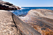 archipelago, Bohusln, coast, horizon, lake, landscapes, nature, rocks, sea, stone, summer