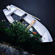 ambience, ambience pictures, atmosphere, boat, from above, plastic boat, rowing-boat, season, seasons, sharp, summer