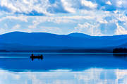 boat, landscapes, Lapland, rowing-boat, Saggat, summer