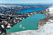 aerial photo, aerial photo, aerial photos, aerial photos, drone aerial, drnarfoto, glacier, landscapes, Lapland, Salajiegna, sprickisen, sulitelma, swedish mountains