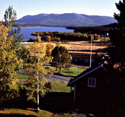 autumn, Jamtland, landscapes, mountain lake, Sall lake, Sallsjo, Sallsjogarden, Western mountain
