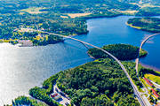 aerial photo, aerial photo, aerial photos, aerial photos, Angermanland, bridge, bridges, communications, drone aerial, drnarfoto, engineering projects, land, landscapes, Sandbron, summer