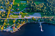 aerial photo, aerial photo, aerial photos, aerial photos, camping, camping site, drone aerial, drnarfoto, festplats, Jamtland, Ostersund, Sandviken, stder, summer