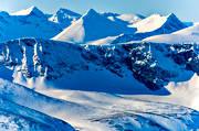 aerial photos, aerial pictures, landscapes, Lapland, winter