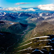 aerial photo, aerial photo, aerial photos, aerial photos, drone aerial, drnarfoto, landscapes, Lapland, mountain pictures, national parks, Nite, Sarek, Sarvesjkk, Sarvesvagge, summer, Tjelmajauratj