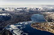 aerial photo, aerial photo, aerial photos, aerial photos, drone aerial, drnarfoto, fjllbilder, ice break-up, Lapland, mountain lake, Siddasjavri, snow melt, summer, swedish mountains, vattenkraftsutbyggnad