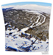 aerial photo, aerial photo, aerial photos, aerial photos, drone aerial, drnarfoto, Herjedalen, journeys down, landscapes, Ljungdalen, samhllen, ski slopes, winter