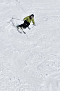 down-hill running, offpist, precipice  steep, skier, skies, skiing, snow, sport, winter