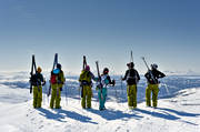 Areskutan, down-hill running, offpist, playtime, skier, skies, skiing, sport, winter, ventyr