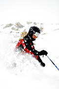 deep snow, down-hill running, fresh snow, loose snow, offpist, powder, ski, ski, ski fun, skier, skies, skiing, snow, sport, winter