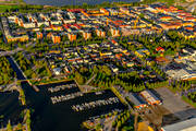 aerial photo, aerial photo, aerial photos, aerial photos, drone aerial, drnarfoto, gsthamn, landscapes, North Bothnia, Nrdfjrden, Pitea, samhllen, small-boat harbour, summer