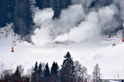 Froson, Gustavsbergsbacken, Jamtland, Ostersund, ski slopes, ski-slope, snow canon, snow canons