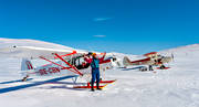 aviation, bask in sun, communications, Door lake, flight, fly, mountain flight, Piper Cub, solar, soldyrkan, spring-winter, sun, touched down, winter flight, winter flying