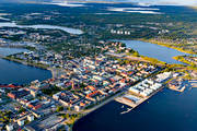 aerial photo, aerial photo, aerial photos, aerial photos, drone aerial, drnarfoto, Lulea, North Bothnia, stder, summer, Sdra hamnen