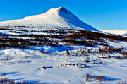 aerial photo, aerial photo, aerial photos, aerial photos, Bruksvallarna, cabins, drone aerial, drnarfoto, Herjedalen, landscapes, Mittaklappen, mountain top, Storklppvallen, winter