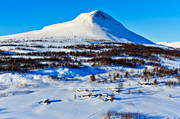 aerial photo, aerial photo, aerial photos, aerial photos, Bruksvallarna, cabins, drone aerial, drnarfoto, Herjedalen, landscapes, Mittaklappen, mountain top, Storklppvallen, winter
