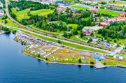 aerial photo, aerial photo, aerial photos, aerial photos, camping, city, drone aerial, drnarfoto, festival, Jamtland, Jamtli, Ostersund, pitch, Storsjoyran, Storsj, stder, Yran