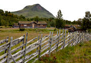 building, buildings, cabin, engineering projects, fence, Herjedalen, hill farms, mountain farms, life by hill farms, Mittaklappen, Myhrvallen, Storkläppvallen, Stormittåkläppen, summer cottage, summer cottage