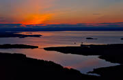 aerial photo, aerial photo, aerial photos, aerial photos, drone aerial, drnarfoto, Great Lake, Jamtland, landscapes, midnight, midnight sun, night, sky, summer, summer night, summer sky