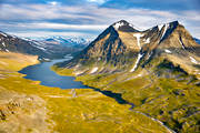 aerial photo, aerial photo, aerial photos, aerial photos, drone aerial, drnarbild, drnarfoto, landscapes, Lapland, Livamjaure, Livamjohka, summer, Suorregaise