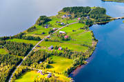 aerial photo, aerial photo, aerial photos, aerial photos, cabins, drone aerial, drönarfoto, farms, Insjön, landscapes, Lapland, Njooktenjuana, samhällen, summer, Svannäs, Vilhelmina, Volgsjön