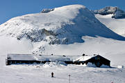 alpine station, buildings, castle, engineering projects, Jamtland, mountain, sylarna, Syltoppen, winter