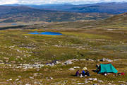 alpine, alpine hiking, alpine landscape, back-packer, Blhammaren, fjlltltning, hgfjllen, Jamtland, landscapes, mountain, mountain tent, mountains, nature, outdoor life, seasons, sommarfjll, summer, tent camp