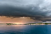 Bohusln, cloud, coast, cumulonimbus cloud, cumulunimbusmoln, landscapes, nature, Res, sea, seasons, sky, summer, sunset, thunder, thunder cloud, thunderstorm